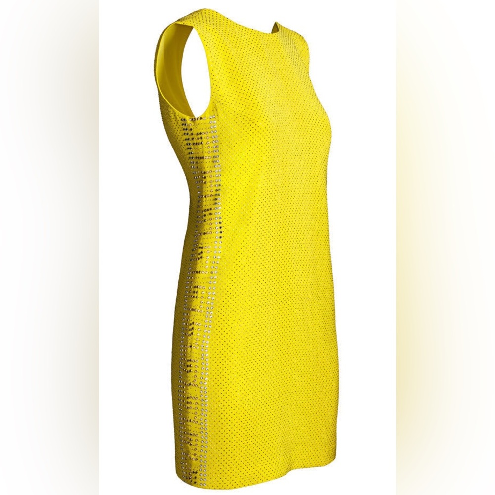 VERSACE Gold Mini Dress Sleeveless (RHINESTONE)💶💶